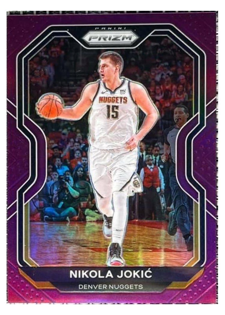 2020-21 Panini Prizm Base Set Nikola Jokic #114 card