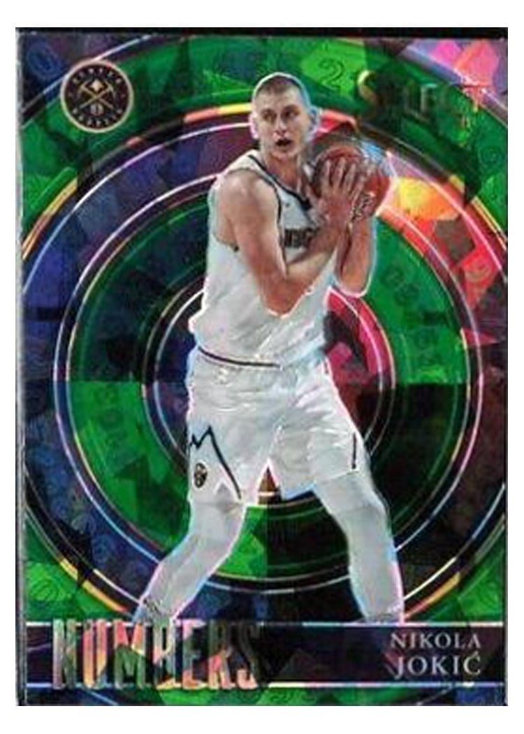 2020-21 Panini Select Base Set Nikola Jokic Red White Green Ice #202 card