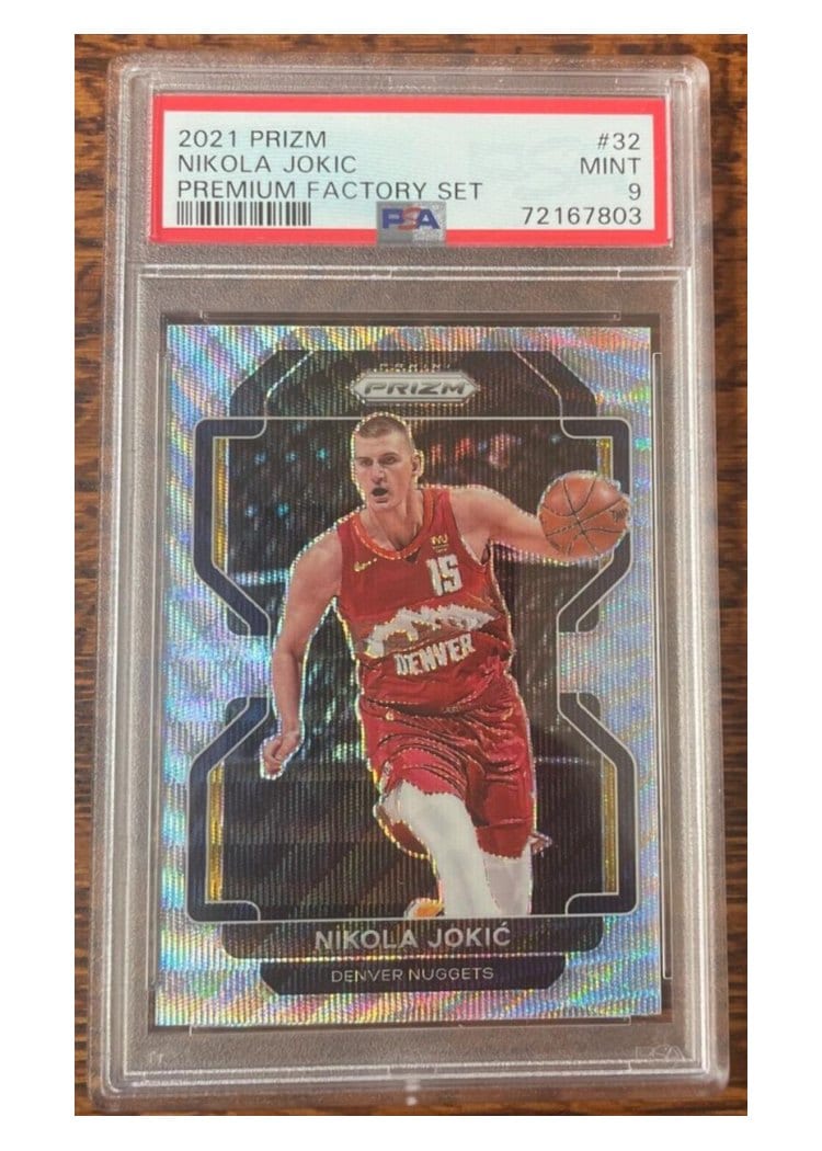 2021-22 Panini Prizm Base Set Nikola Jokic #32 card
