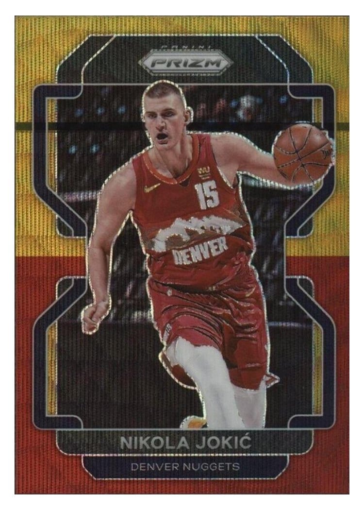 2021-22 Panini Prizm Base Set Nikola Jokic #32 card