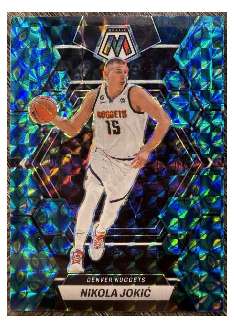 2022-23 Panini Mosaic Base Set Nikola Jokic #168 card