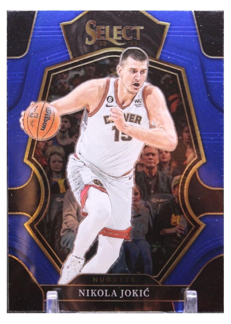 2022-23 Panini Select Base Set Nikola Jokic Blue Retail #101 card