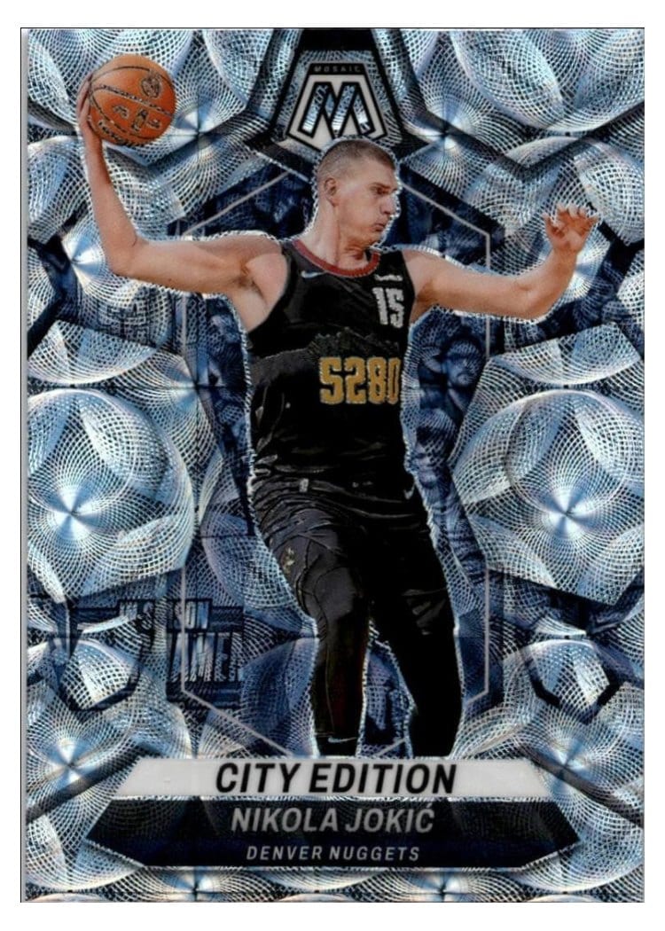 2023-24 Panini Mosaic Base Set Nikola Jokic #287 card