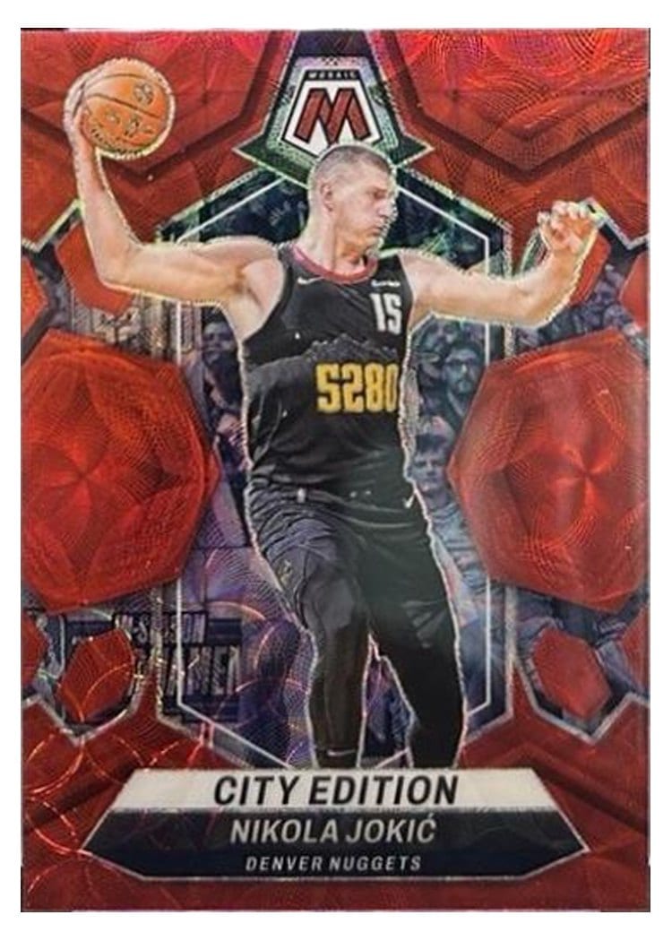 2023-24 Panini Mosaic Base Set Nikola Jokic #287 card