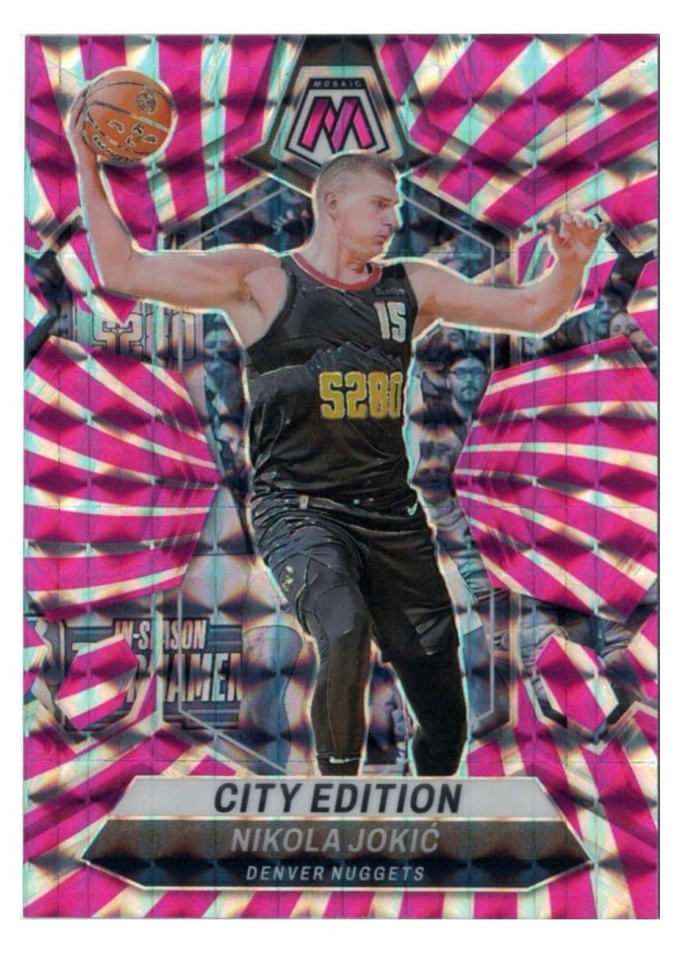 2023-24 Panini Mosaic Base Set Nikola Jokic #287 card
