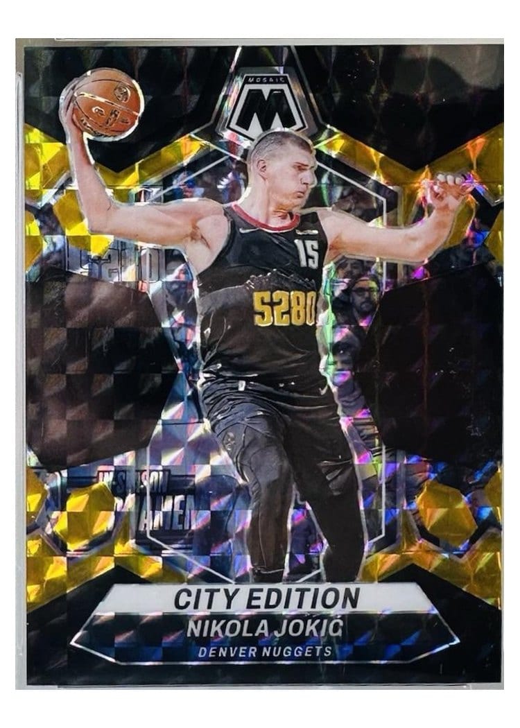 2023-24 Panini Mosaic Base Set Nikola Jokic #287 card