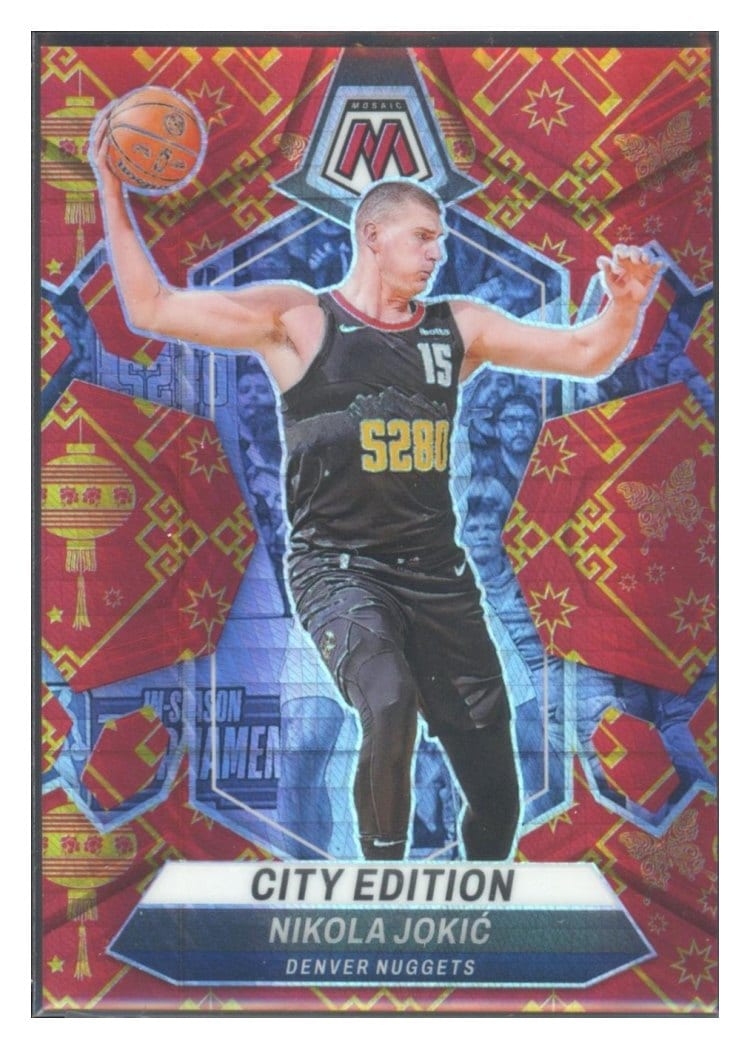 2023-24 Panini Mosaic Base Set Nikola Jokic #287 card
