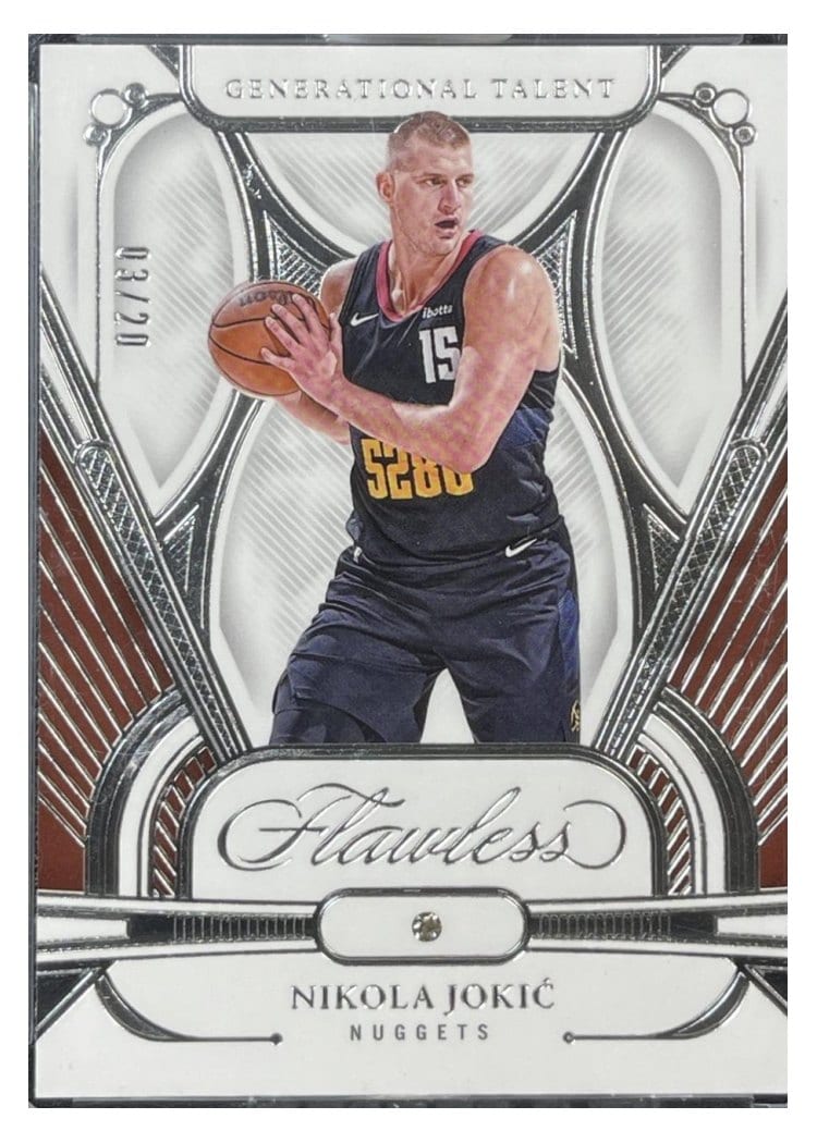 2023 Panini Flawless Nikola Jokic #100 card