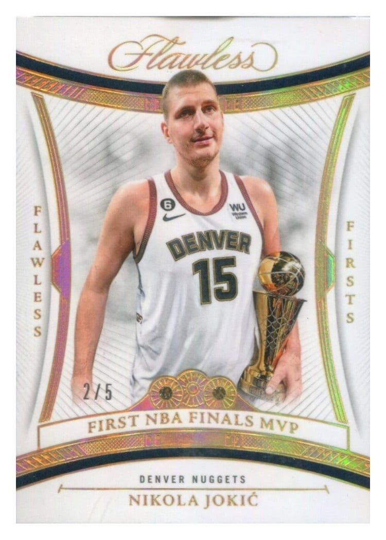 2024-25 Panini Flawless Base Gems Nikola Jokic #145 card