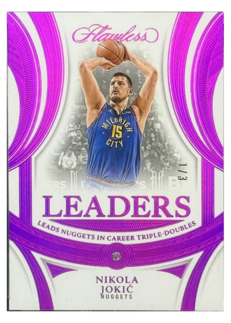 2024-25 Panini Flawless Base Gems Nikola Jokic #160 card