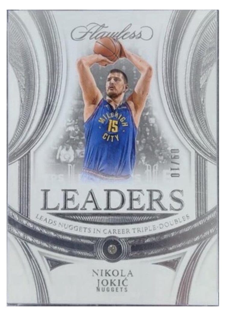 2024-25 Panini Flawless Base Gems Nikola Jokic #160 card