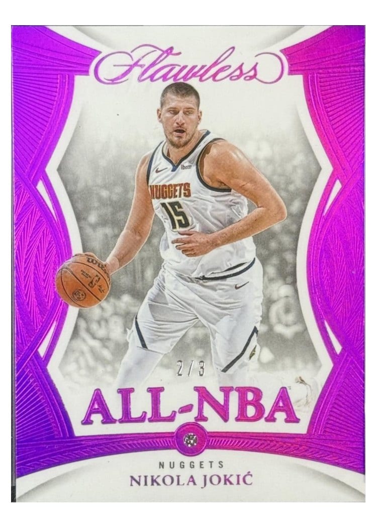 2024-25 Panini Flawless Base Gems Nikola Jokic #184 card