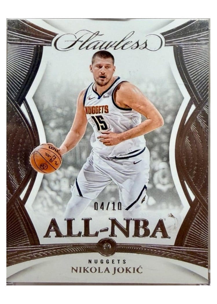 2024-25 Panini Flawless Base Gems Nikola Jokic #184 card