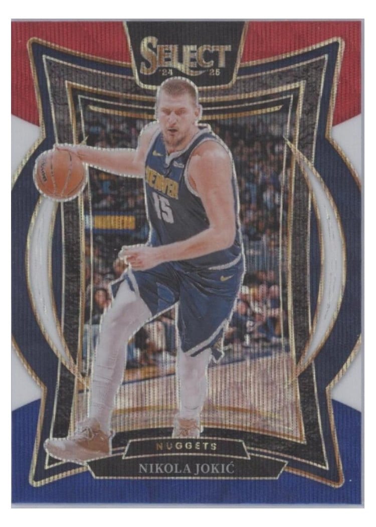 2024 Panini Select Nikola Jokic Tri-Color Prizm #14 card