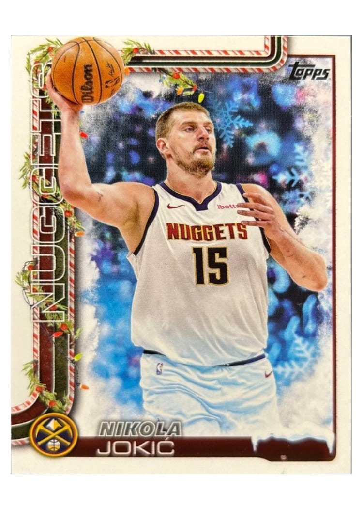 2025-26 Topps Holiday SSP Photo Variations Nikola Jokić #SSV-LB