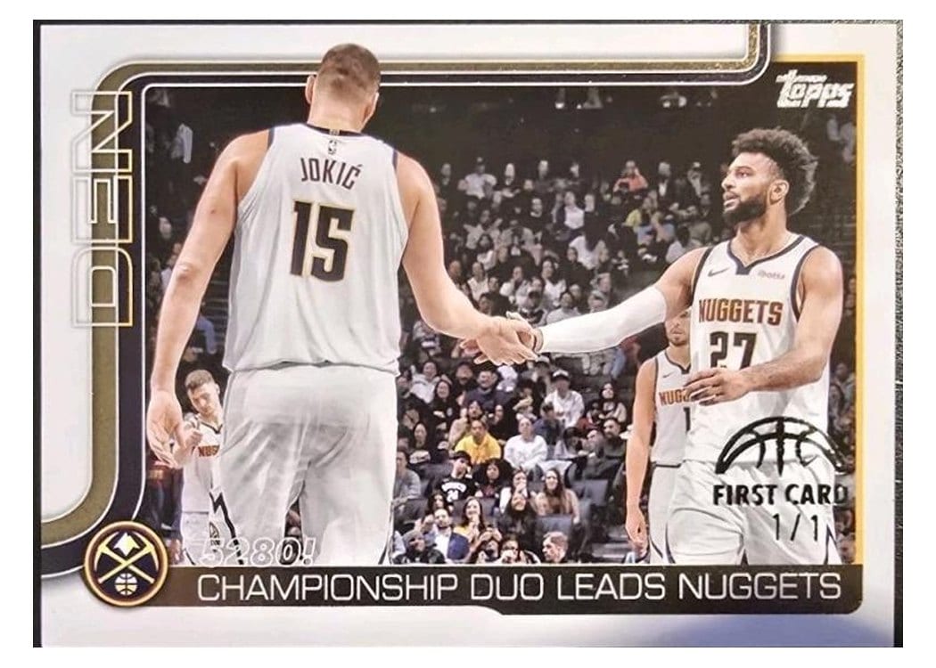 2025 Topps Nikola Jokic #286 card