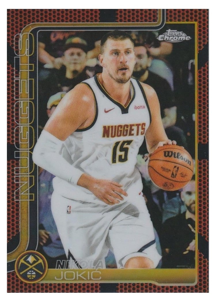 2025 Topps Chrome Nikola Jokic #25 card