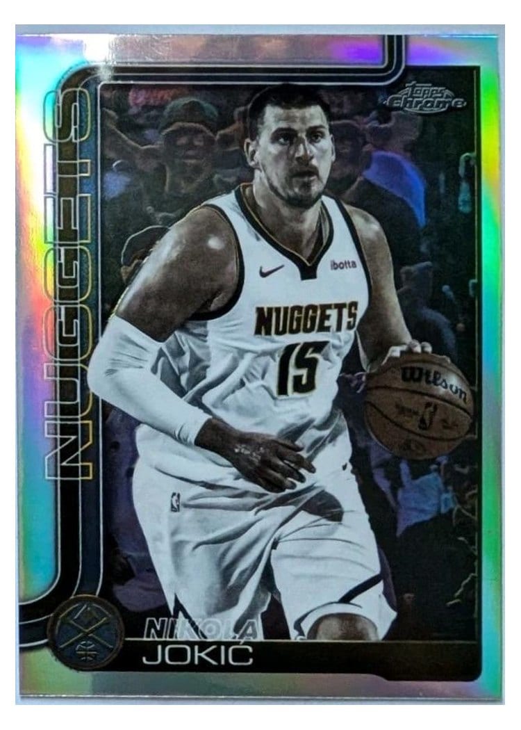 2025 Topps Chrome Nikola Jokic #25 card