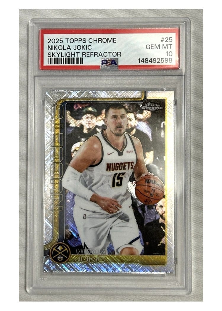 2025 Topps Chrome Nikola Jokic #25 card