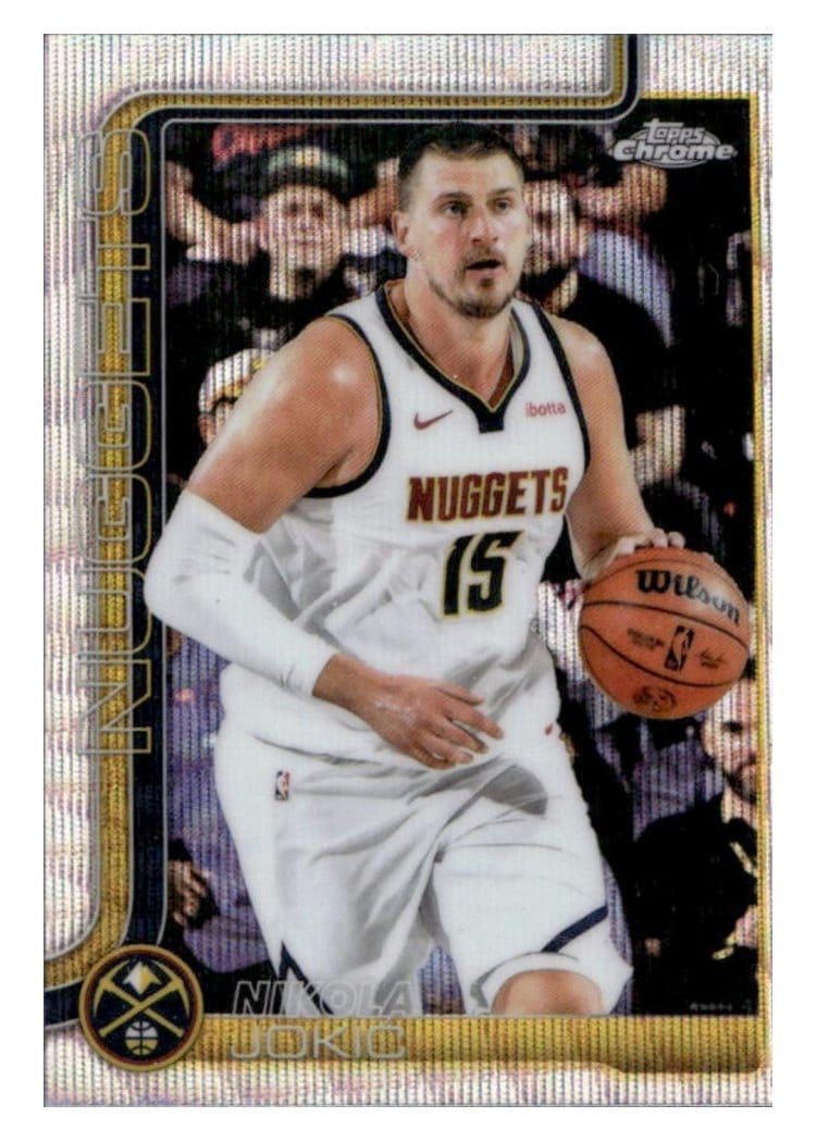 2025 Topps Chrome Nikola Jokic #25 card