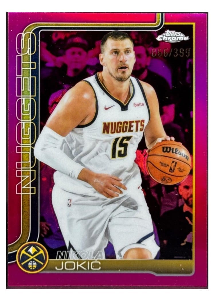 2025 Topps Chrome Nikola Jokic #25 card