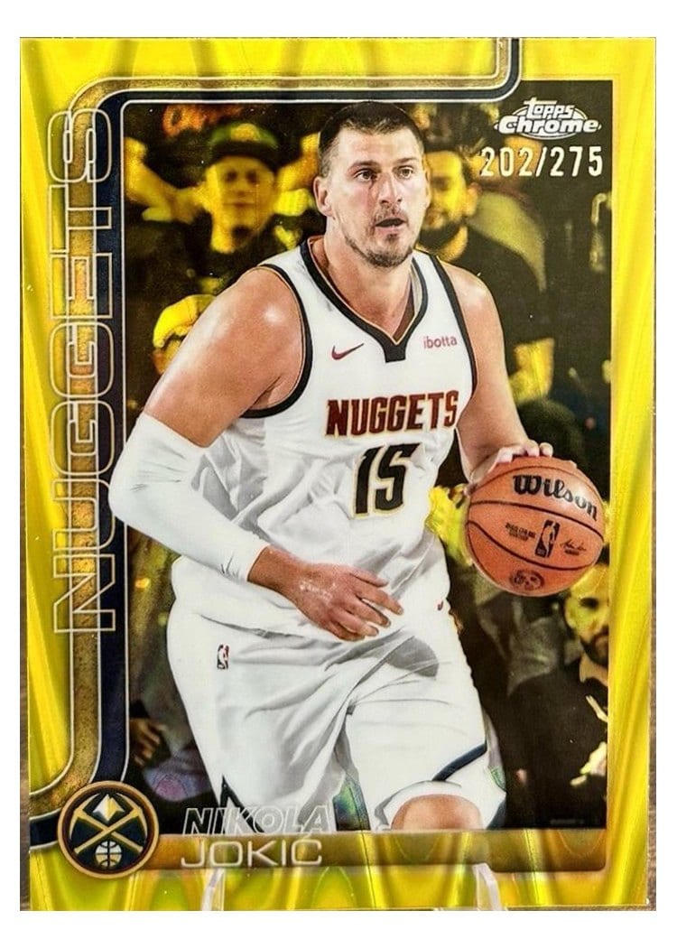 2025 Topps Chrome Nikola Jokic #25 card
