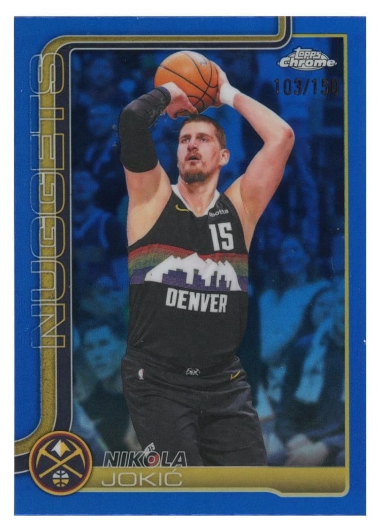 2025 Topps Chrome Nikola Jokic #25 card