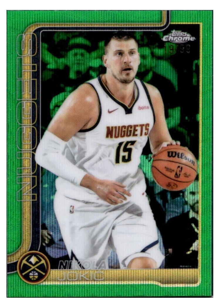 2025 Topps Chrome Nikola Jokic #25 card