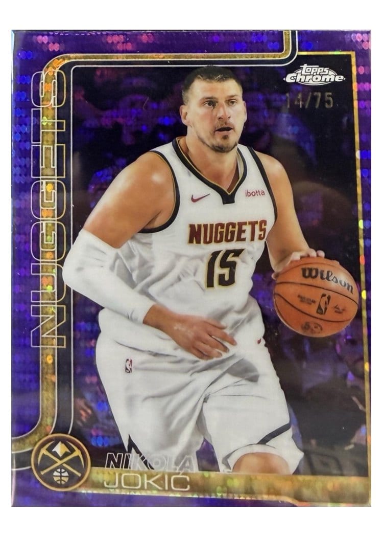 2025 Topps Chrome Nikola Jokic #25 card