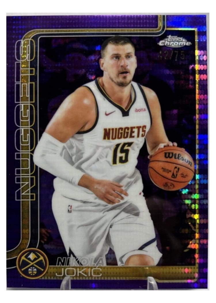 2025 Topps Chrome Nikola Jokic #25 card