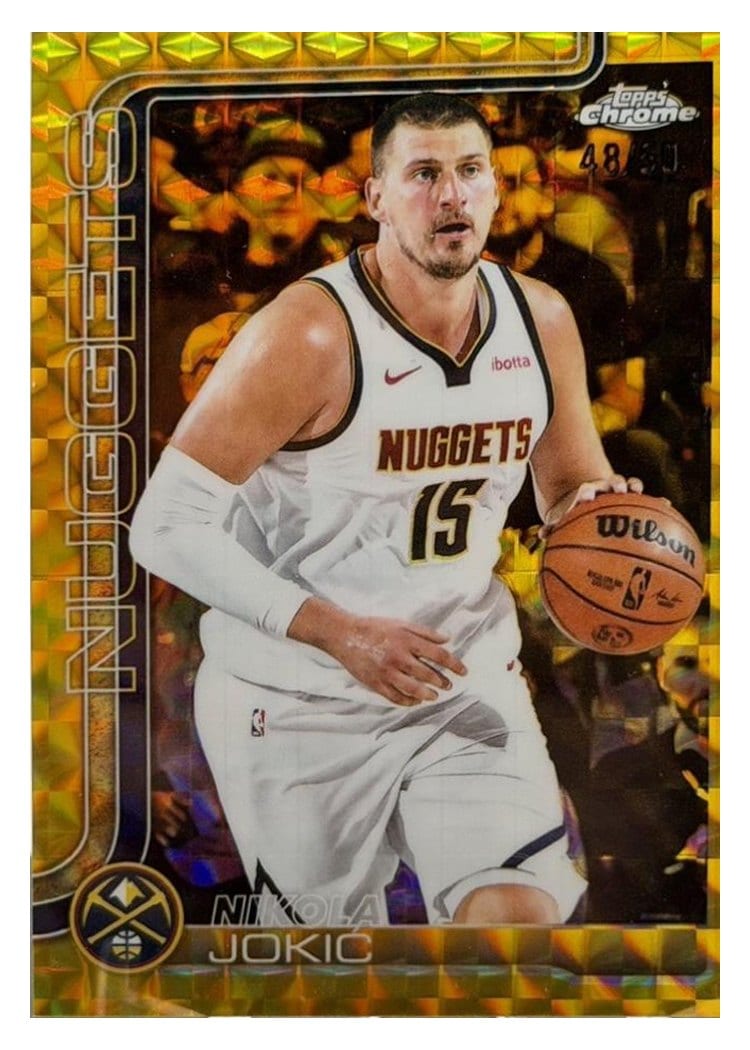 2025 Topps Chrome Nikola Jokic #25 card