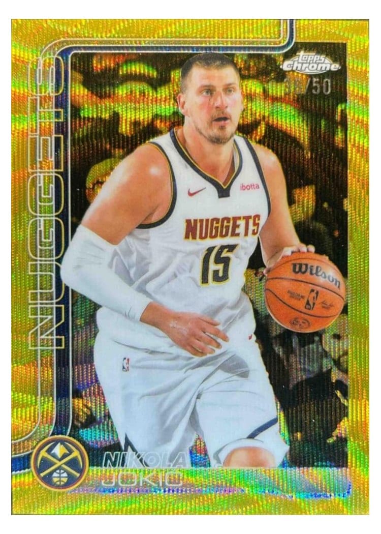 2025 Topps Chrome Nikola Jokic #25 card
