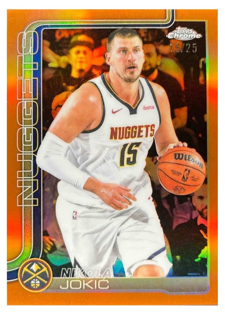 2025 Topps Chrome Nikola Jokic #25 card