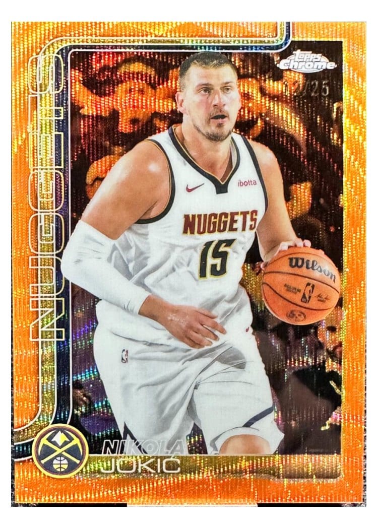 2025 Topps Chrome Nikola Jokic #25 card