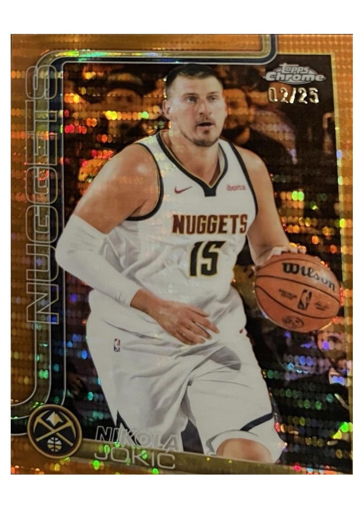 2025 Topps Chrome Nikola Jokic #25 card