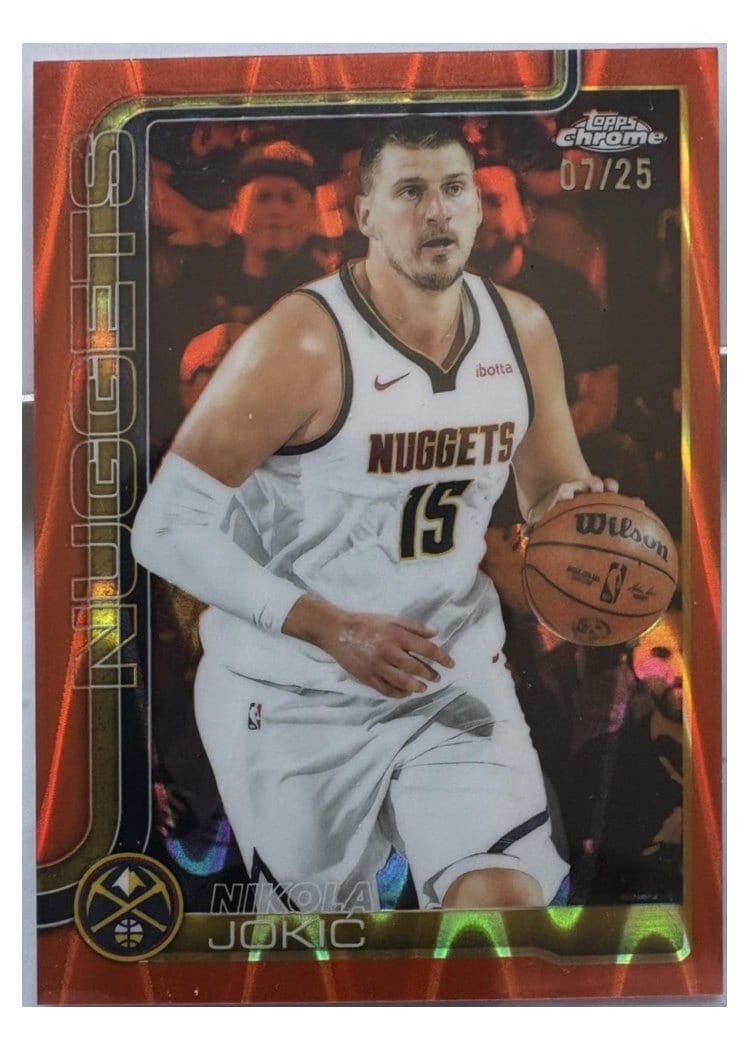 2025 Topps Chrome Nikola Jokic #25 card