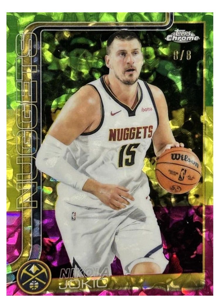 2025 Topps Chrome Nikola Jokic #25 card