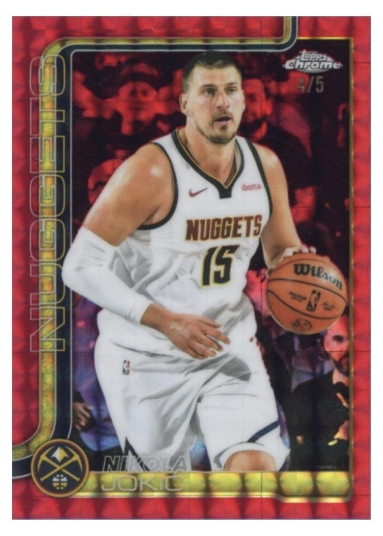 2025 Topps Chrome Nikola Jokic #25 card