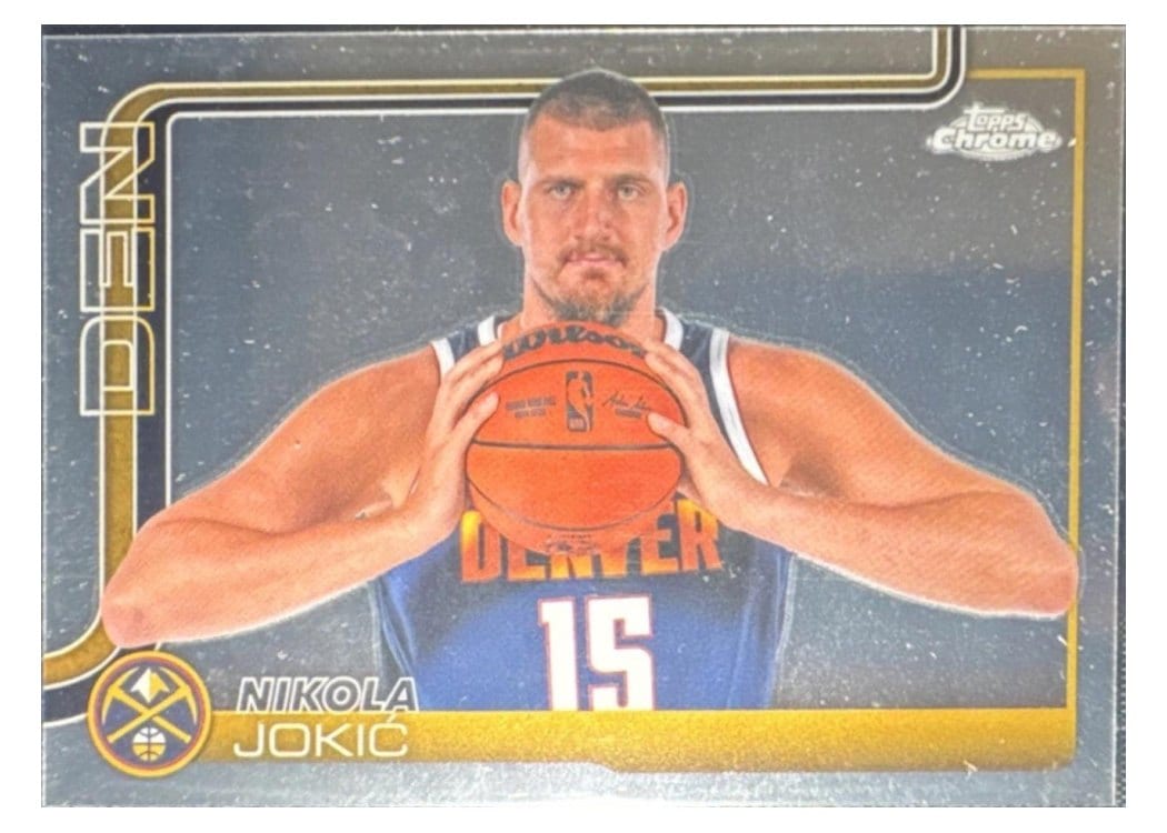 2025 Topps Chrome Nikola Jokic #25 card