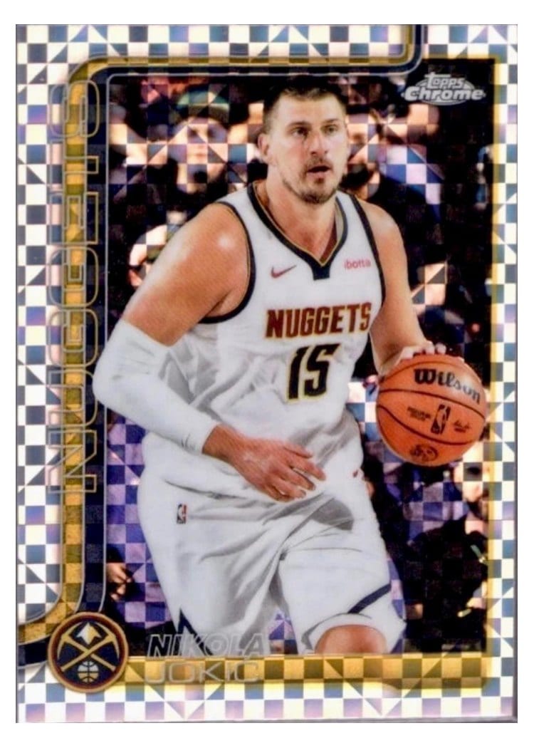 2025 Topps Chrome Nikola Jokic #25 card