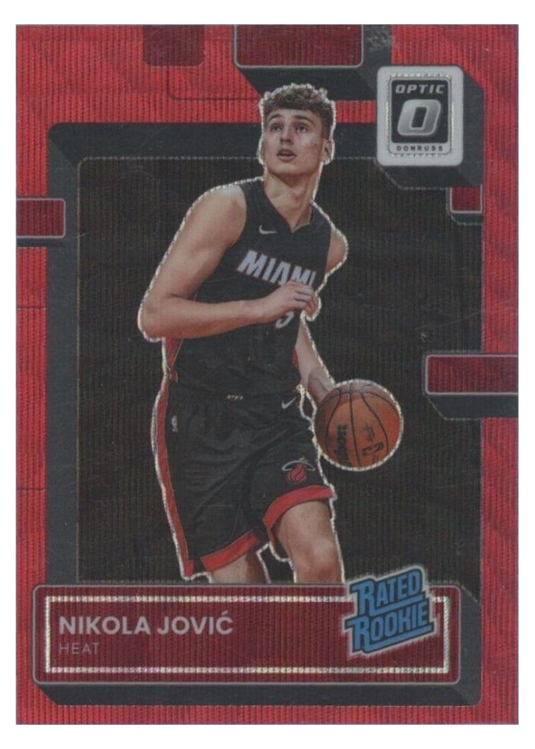 2022-23 Donruss Optic Base Set Nikola Jovic #224 card