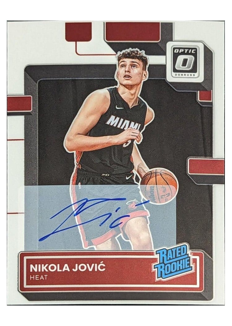 2022-23 Donruss Optic Base Set Nikola Jovic #224 card