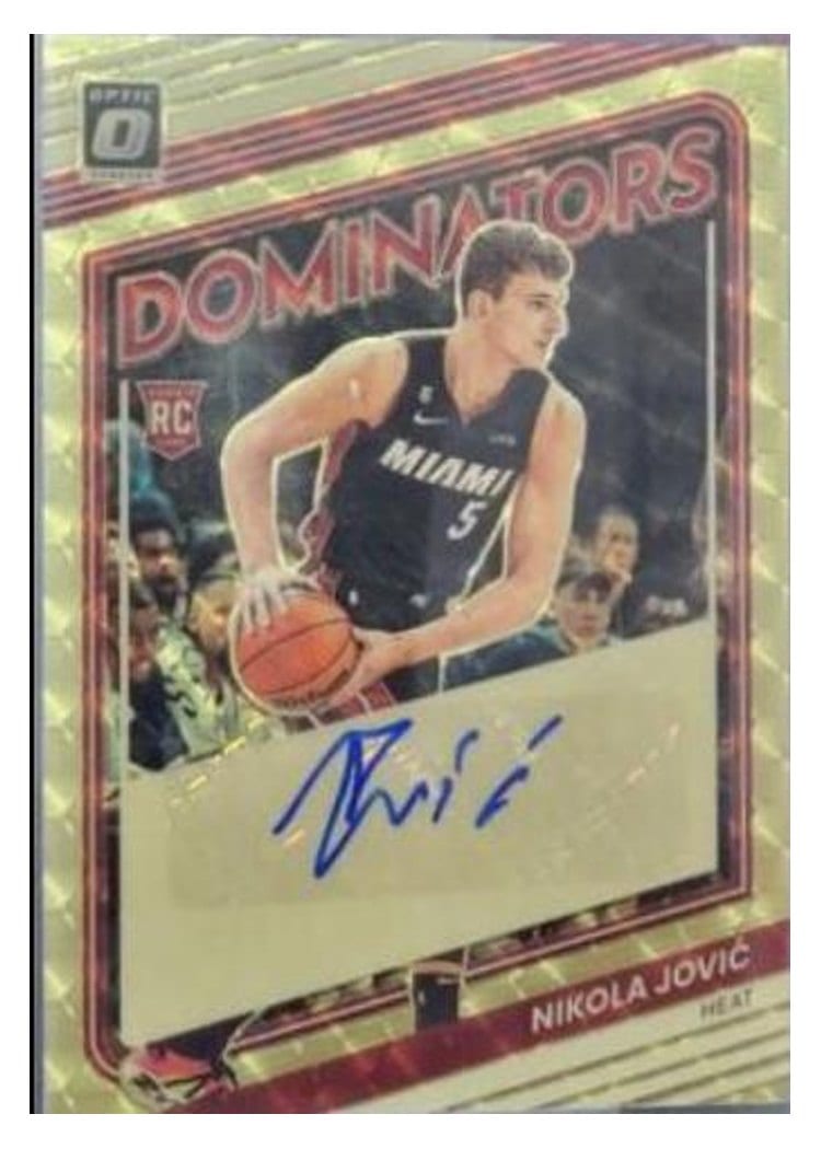 2022-23 Donruss Optic Base Set Nikola Jovic #224 card