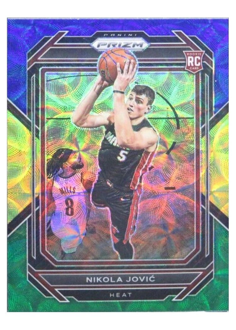 2022-23 Panini Prizm Base Set Nikola Jovic #236 card