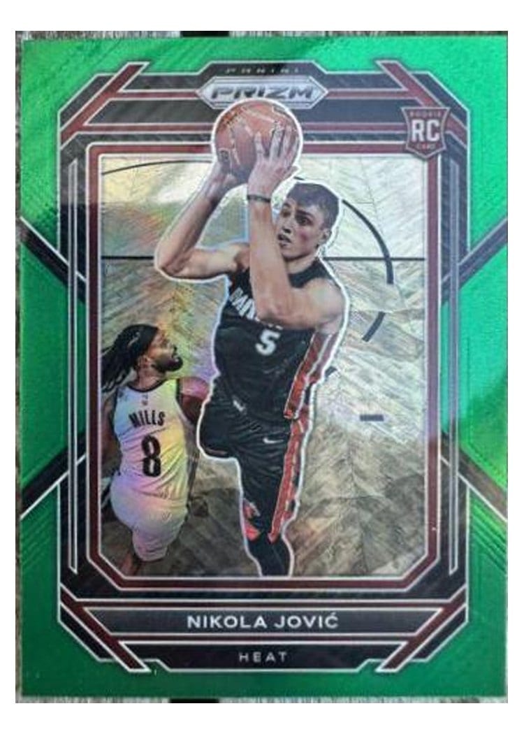 2022-23 Panini Prizm Base Set Nikola Jovic #236 card