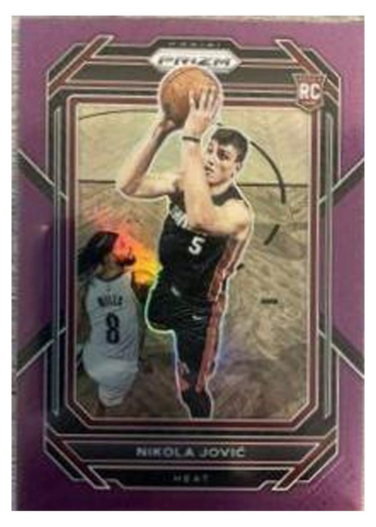 2022-23 Panini Prizm Base Set Nikola Jovic #236 card