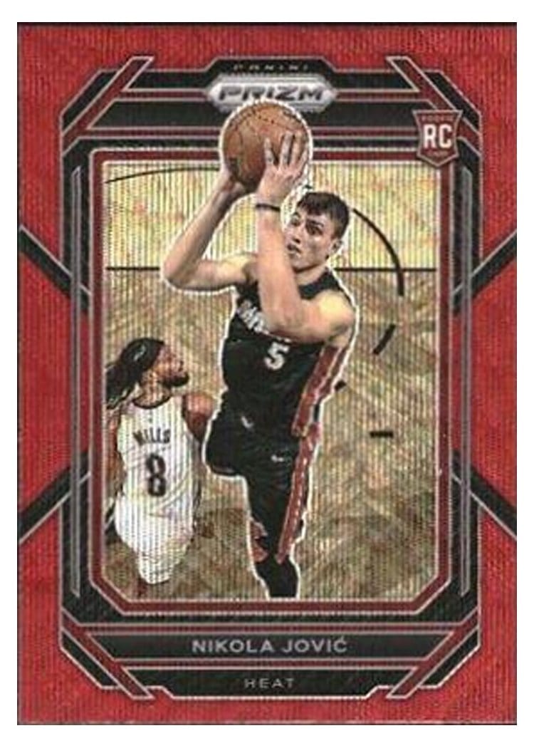 2022-23 Panini Prizm Base Set Nikola Jovic #236 card