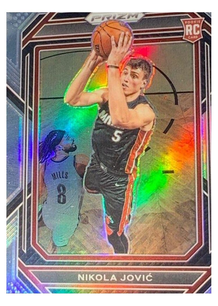 2022-23 Panini Prizm Base Set Nikola Jovic #236 card
