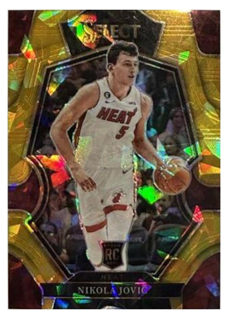 2022-23 Panini Select Base Set Nikola Jovic #170 card