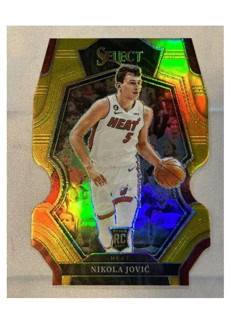 2022-23 Panini Select Base Set Nikola Jovic #170 card